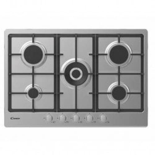 Plaque de cuisson CANDY 5 feux inox (CHG74WX) Plaque de cuisson CANDY 5 feux inox (CHG74WX)